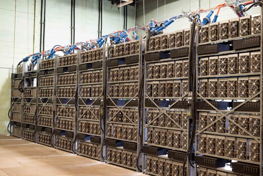 Modern Bitcoin Mining Rig